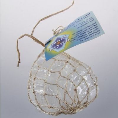 Кристалл-минеральный дезодорант (3 натур.камня) в плетеной сетке из пальмы Абака 150гр.