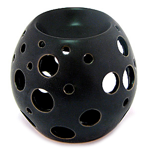 Аромалампа "Черный шар",  9 см