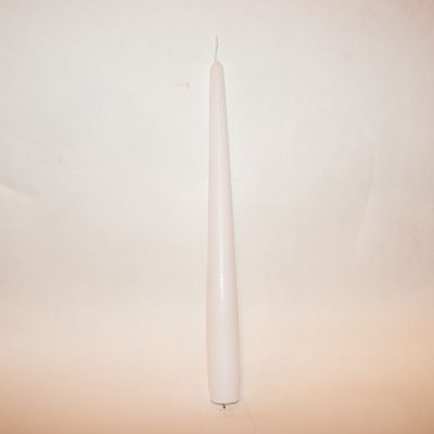 Белая античная свеча, высота 250мм, купить