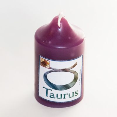Астральная свеча Телец (Taurus), Купить в интернет-магазине СПб